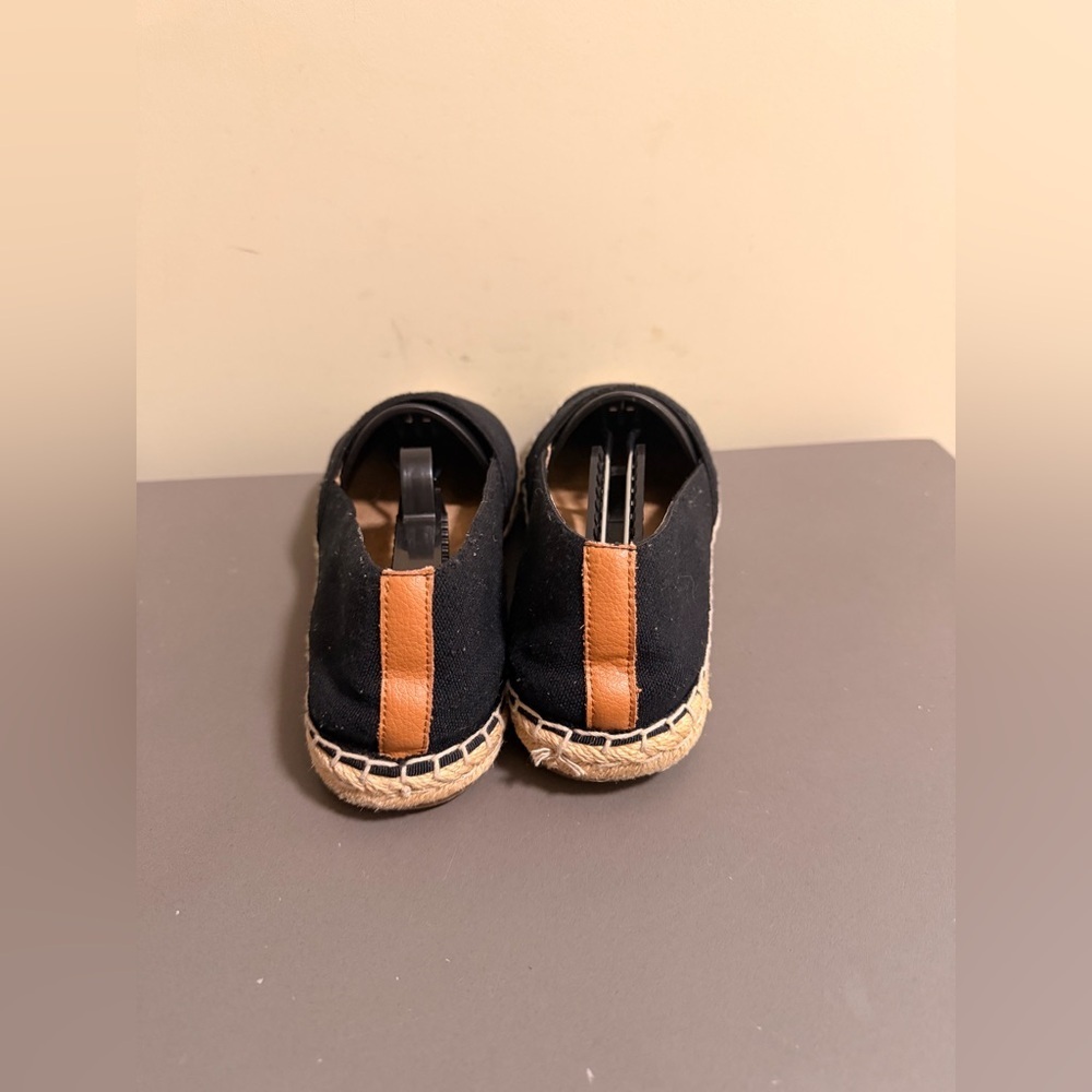 Women’s Vionic Valeri Espadrille Slip On Black Flats Shoes - Picture 4 of 6